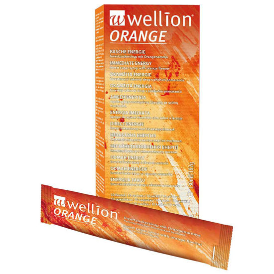 Wellion Orange tekoči sladkor, 10 vrečk