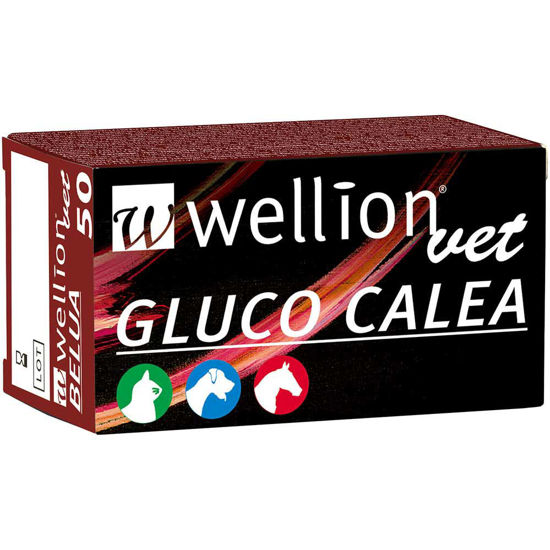 Wellion Gluco Calea merilni lističi za glukozo, 50 lističev + 3 čipi