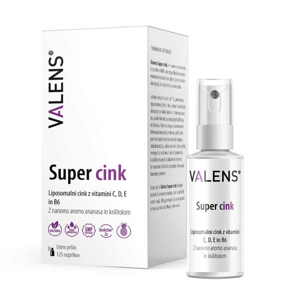 Valens Super Cink ustno pršilo, 25 mL