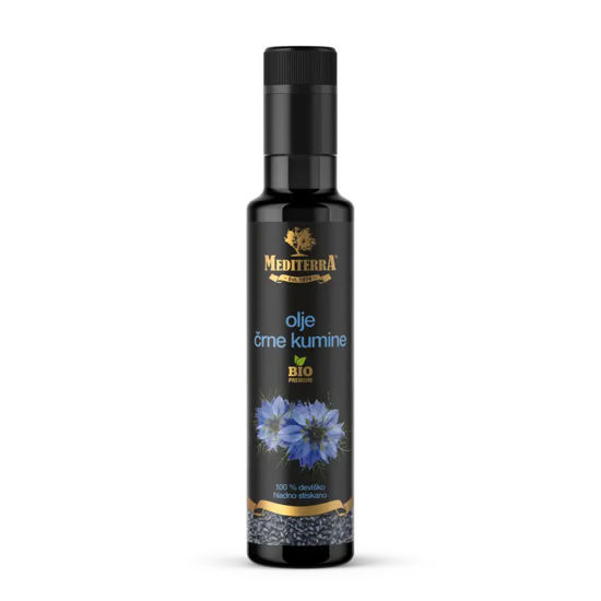 Mediterra Bio Premium, deviško in hladno stiskano olje črne kumine