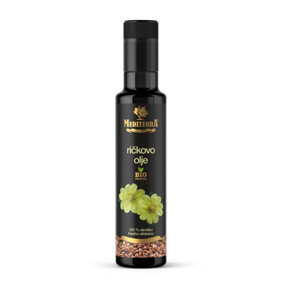 Mediterra Bio Premium, deviško in hladno stiskano ričkovo olje