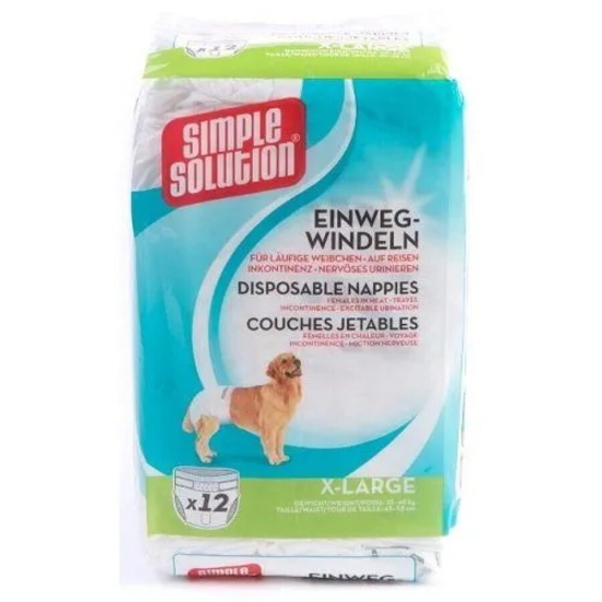 Simple Solution plenice za enkratno uporabo za samice