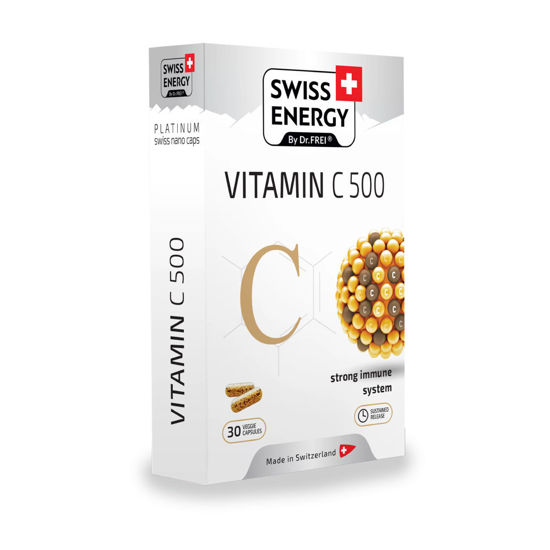 Swiss Energy Vitamin C 500 kapsule s podaljšanim sproščanjem