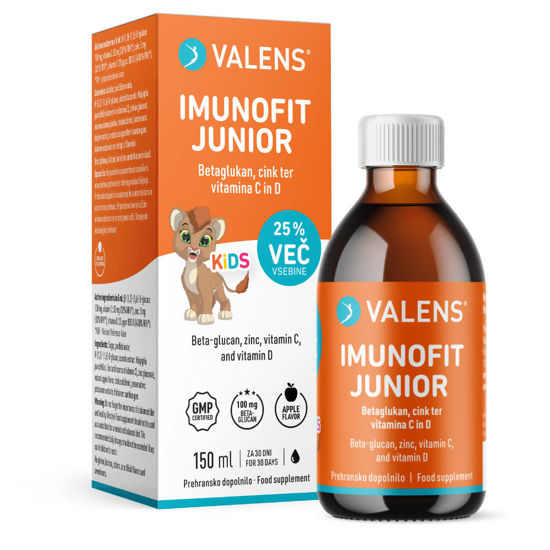 Valens Imunofit Junior sirup, 120 mL