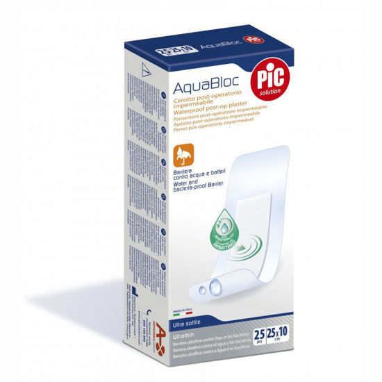 Pic Aquabloc Antibakterijski pooperativni obliži 25x10 cm, 1 obliž
