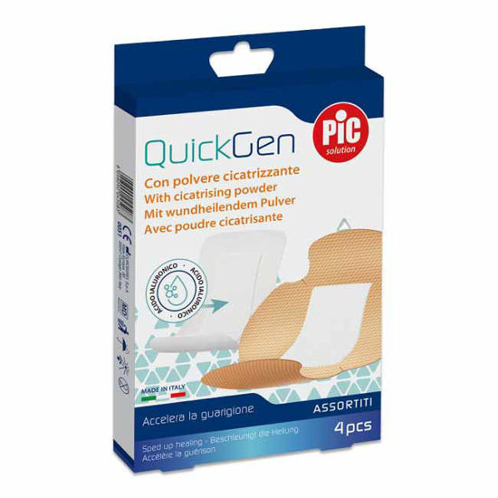 Pic solution QuickGen obliž za celjenje ran - mix, 4 obliži